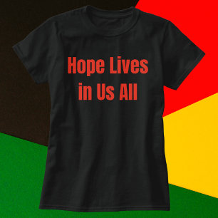 T-shirt L'espoir vit en nous tous