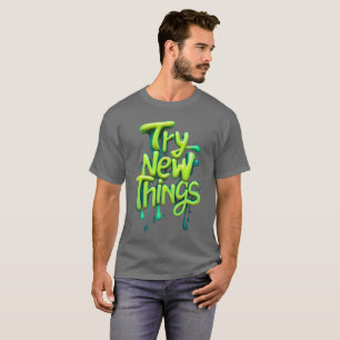 T-shirt l'esprit de motivation l'autonomisation n'abandonn