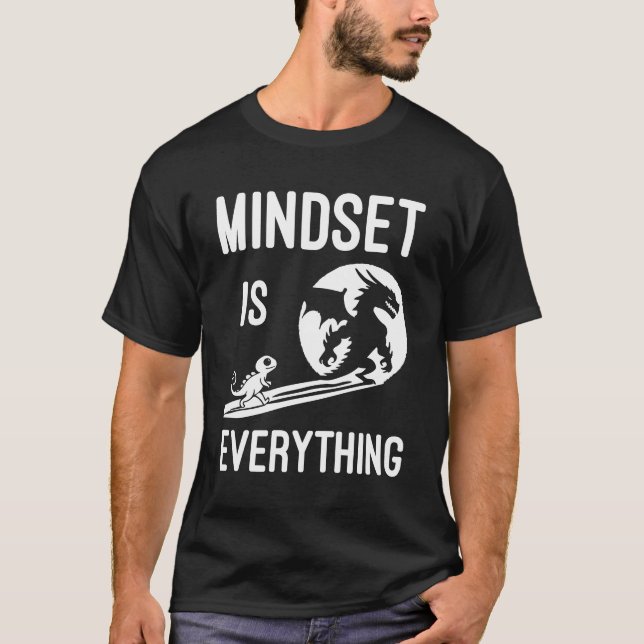 T-shirt L'Esprit Est Tout, Dragon - Succès Hustère (Devant)