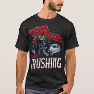T-shirt Less Talking More Crushing Monster alpaca gay rig