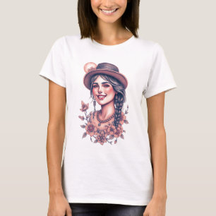 T-shirt L'essence de la femme : grâce, force et beauté