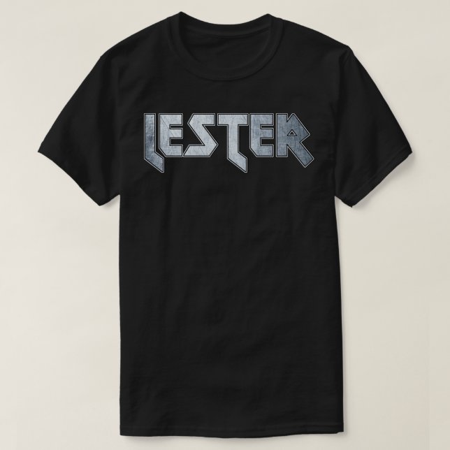 T-shirt Lester en métal lourd (Design devant)