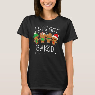 T-shirt Let Baked Cookie Weed Xmas Ugly Christmas Swe