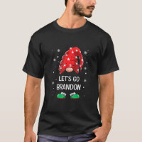 Let Go Brandon Funny Christmas Gnome Let's Go Bra