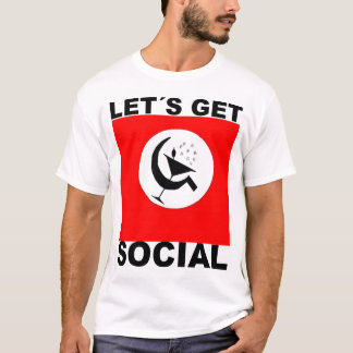 T-shirt Let´s Get Social