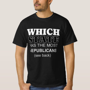 T-shirt L'Etat avec la plupart des républicains