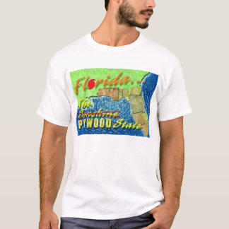 T-shirt L'état de contreplaqué