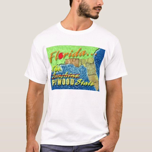 T-shirt L'état de contreplaqué (Devant)