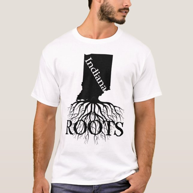 T-shirt L'état de l'Indiana enracine les femmes ou la (Devant)