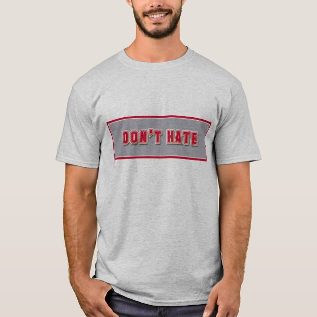 T-shirt L'état de l'Ohio ne détestent pas (Devant)