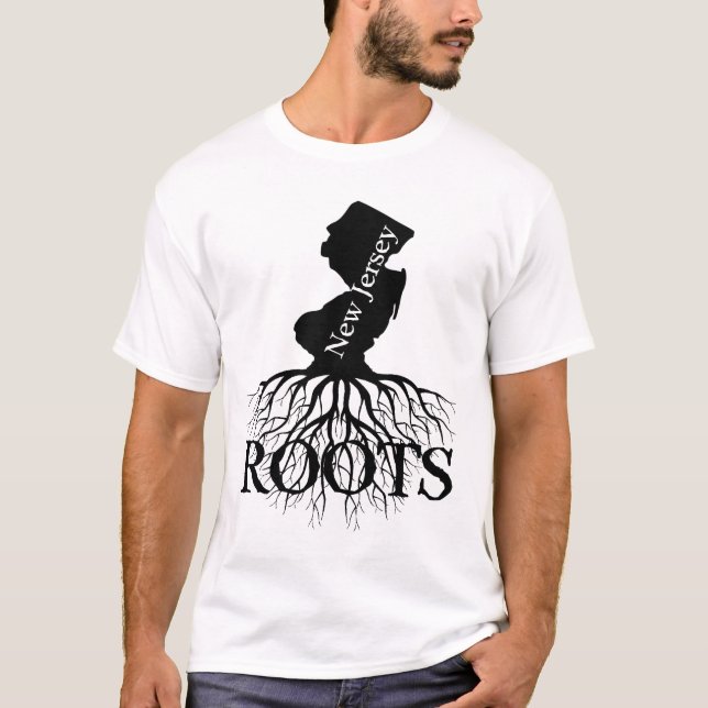 T-shirt L'état de New Jersey enracine les femmes ou la (Devant)