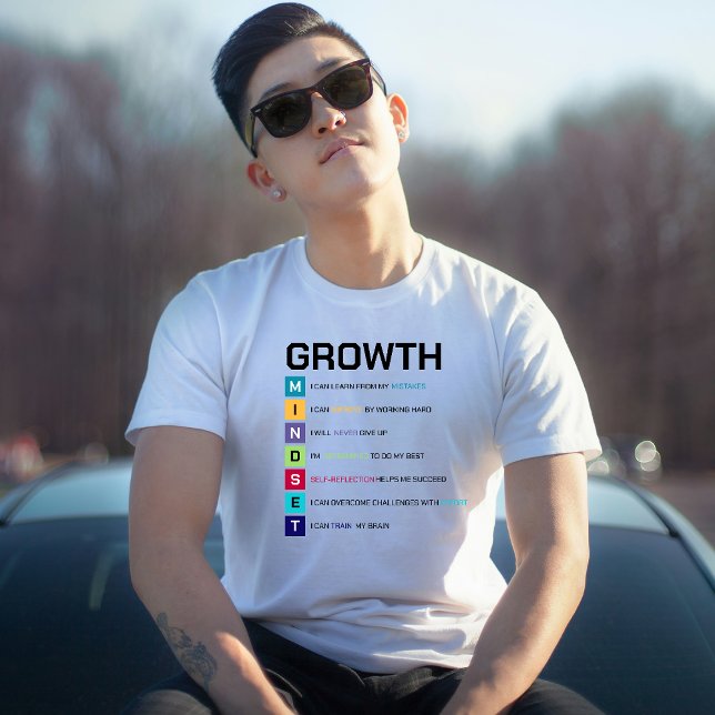 T-shirt L'état d'esprit de croissance (stylish growth.)