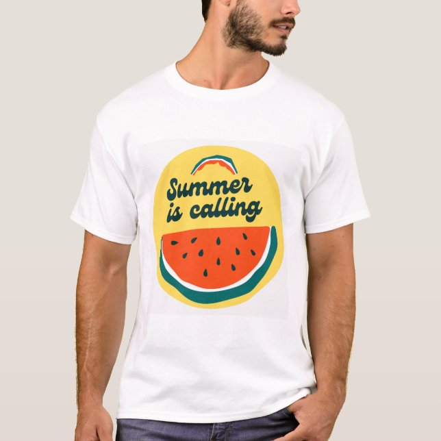 T-shirt L'été appelle (Devant)