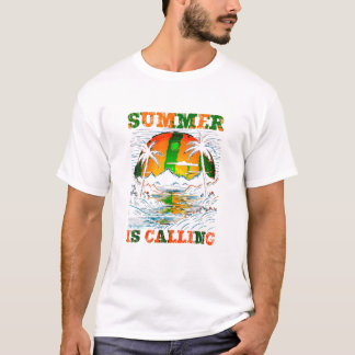T-shirt L'été appelle Sunset Island