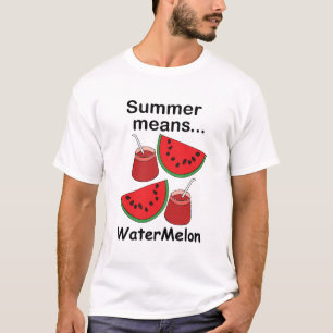 T-shirt L'été de la pastèque signifie une fête de fruits d