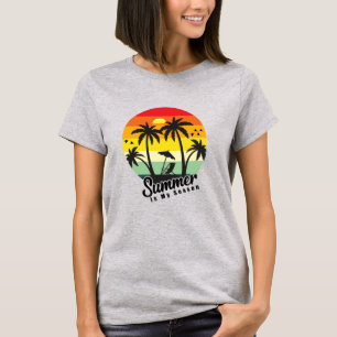 T-shirt l'été est ma saison