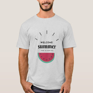 T-shirt L'été est ma saison Watermelon