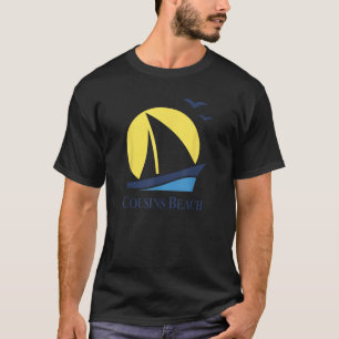 T-shirt L'Été J'Ai Transformé Joli Bateau De Plage Cousins