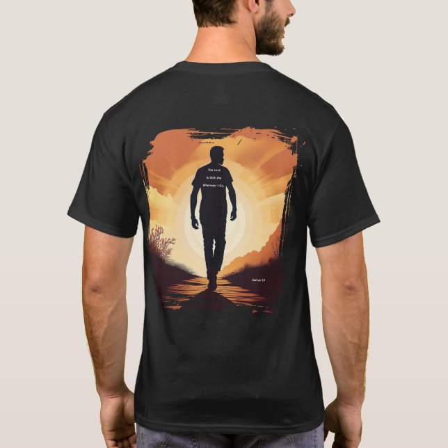 T-shirt L'Éternel est avec moi partout où je vais (Dos)