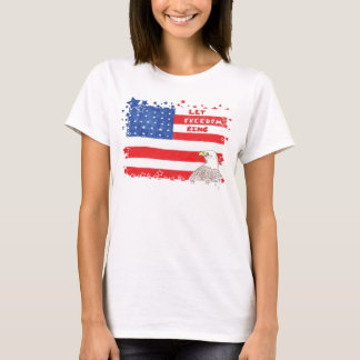 T-shirt LetFreedomRing-frontière