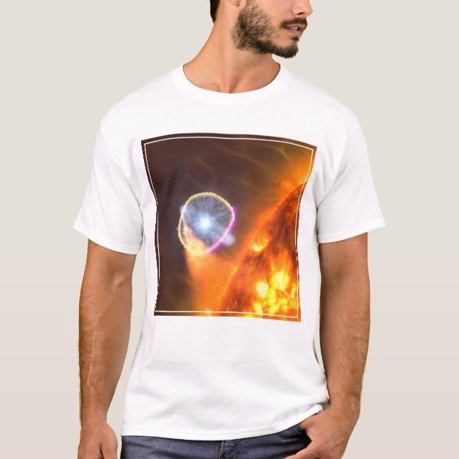 T-shirt L'Étoile Naine Blanche Du Cygni V407 (Devant)