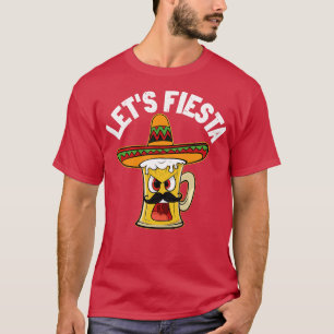 T-shirt Lets Fiesta Funny Cinco de Mayo Bière mexicaine av