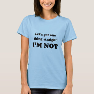 T-shirt Lets obtiennent une chose droite