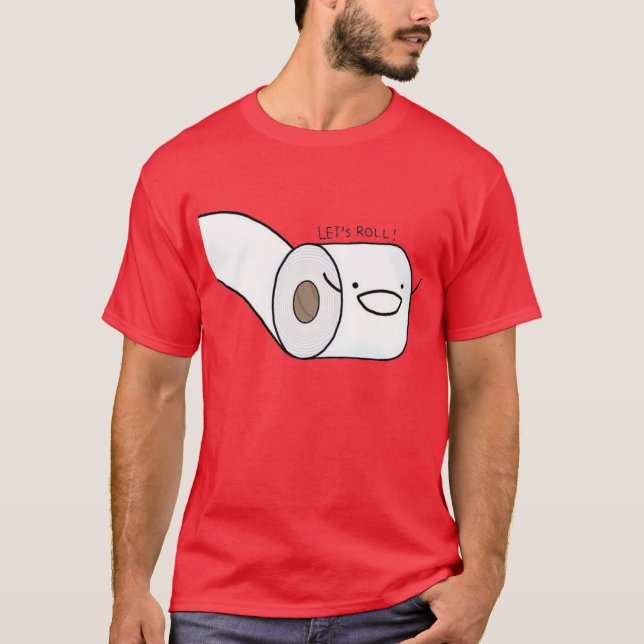 T-shirt Let's Roll (Devant)