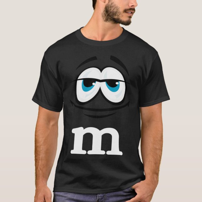T-shirt Letter M  Matching Carnival Halloween Costume  1 (Devant)