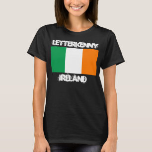 T-shirt Letterkenny, Irlande avec drapeau irlandais