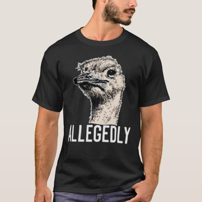 T-shirt Letterkenny serait drôle d'autruche (Devant)