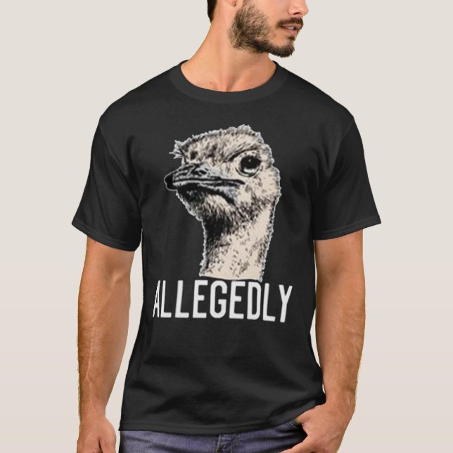 T-shirt Letterkenny serait drôle d'autruche   (Devant)