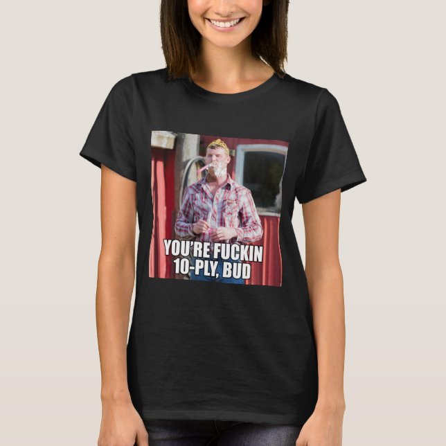 T-shirt Letterkenny - Tee noir de base pour femmes (Devant)