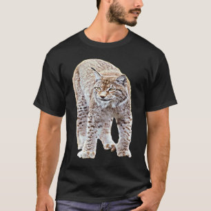 T-shirt LetterTrunk Lynx Prédateur Gros Chat