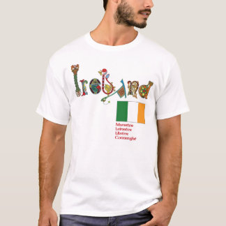 T-shirt Lettrage celtique de fantaisie - Irlande