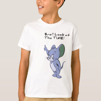 T-shirt lettrage « Roll Look at The Time »