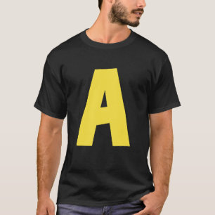 T-shirt Lettre A Drôle Groupe Correspondant Halloween pour