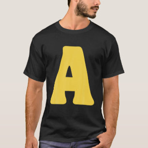T-shirt Lettre A Funny Chipmunk Group Correspondant Hallow
