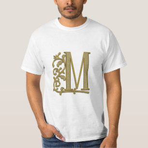 T-shirt Lettre Alphabet Initiale