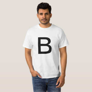 T-shirt Lettre B