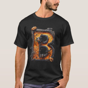 T-shirt Lettre B Costume de groupe d'Halloween Alphabet In
