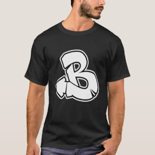 T-shirt Lettre B Graffiti 1