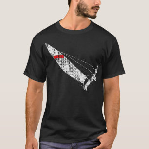 T-shirt Lettre Catamaran à voile