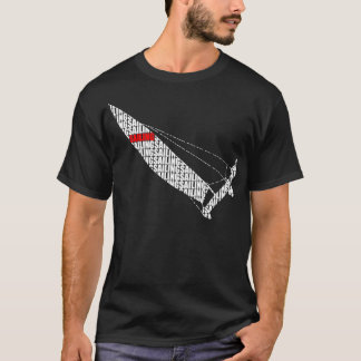 T-shirt Lettre Catamaran à voile
