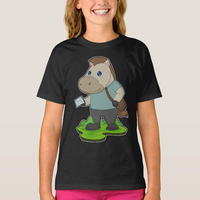 T-shirt LETTRE Cheval (Devant)