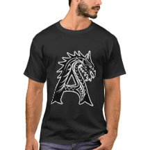 Lettre de dragon A – Conception initiale de dragon