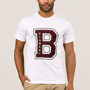 T-shirt Lettre de fac américaine de lycée de Berlin