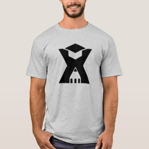 T-shirt Lettre de fin d'études X monogramme avec crayon