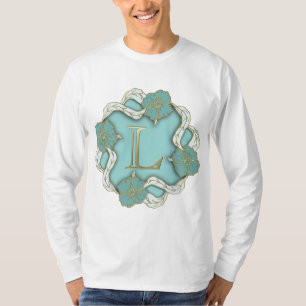 T-shirt Lettre de l'alphabet initiale