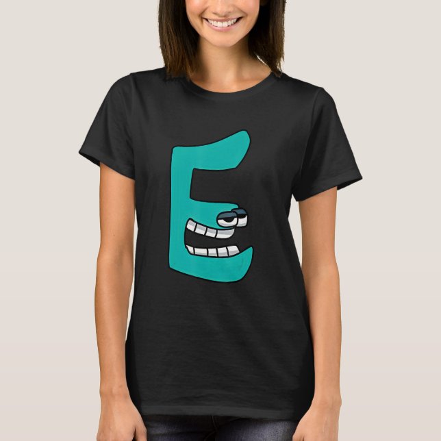 T-shirt Lettre d'émotion E Alphabet Lore (Devant)